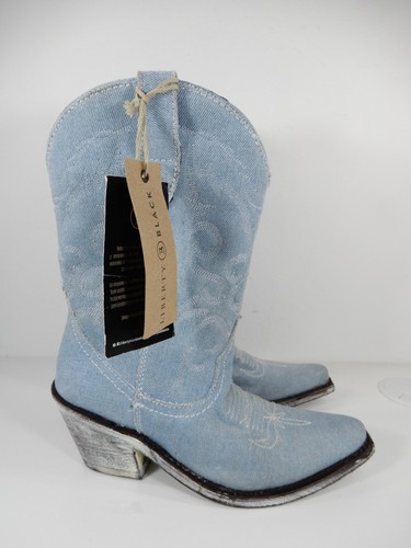 Liberty black western boots - black,